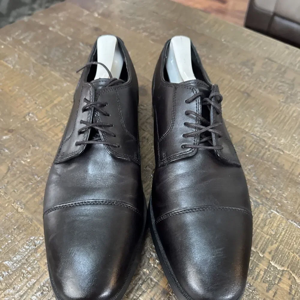 Cole Haan Grand.OS C23770 Black Leather Cap Toe Oxford Men’s Size 8.5 M